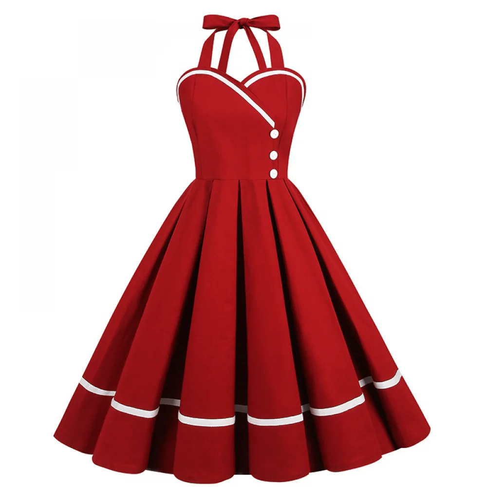 Vintage Fashion Dresses - Halloween 50s 60s 80s vestido retro