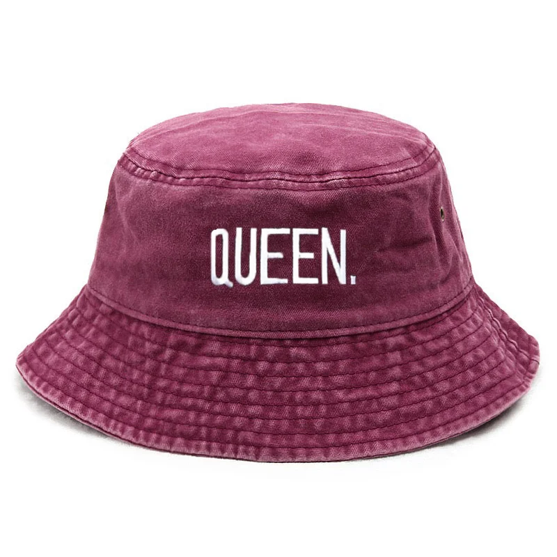 Vintage Outdoor Fashion - Personalizar rainha lavado vintage balde chapéu