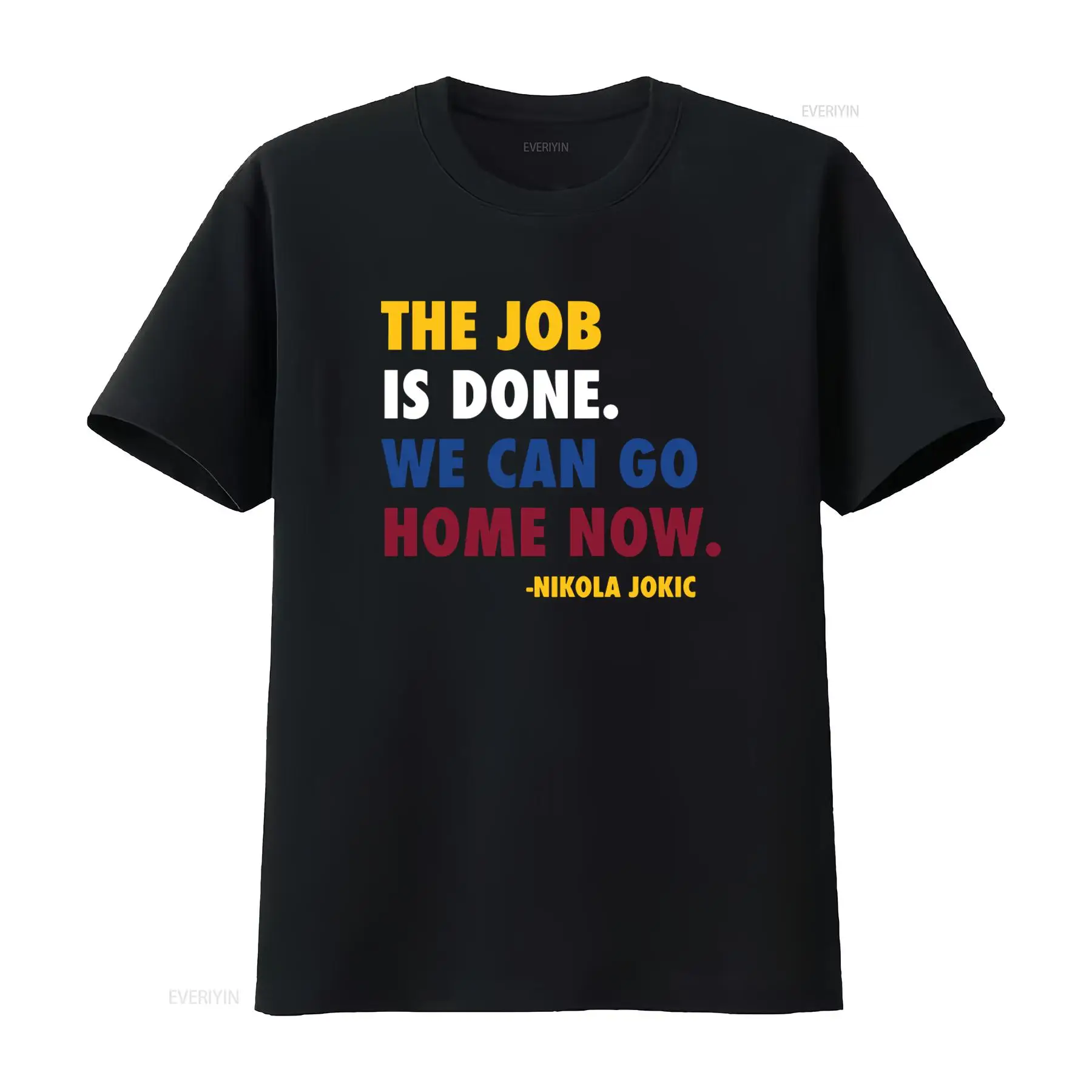 Vintage Fashion Quotes - Camiseta com citação de Nikola Jokic,