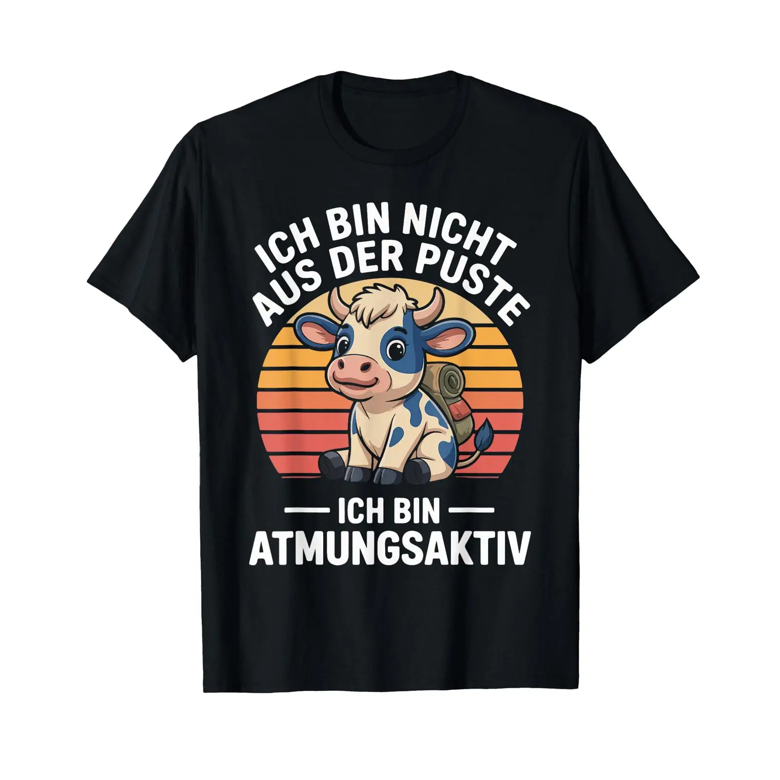 Vintage Fashion Quotes - Camiseta com texto em alemão 'Ich