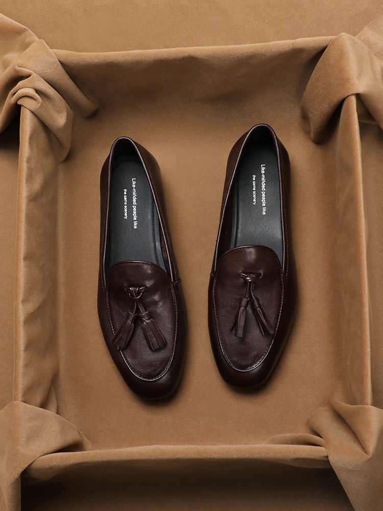 Vintage Outdoor Fashion - Sapatos Femininos de Bico Redondo com