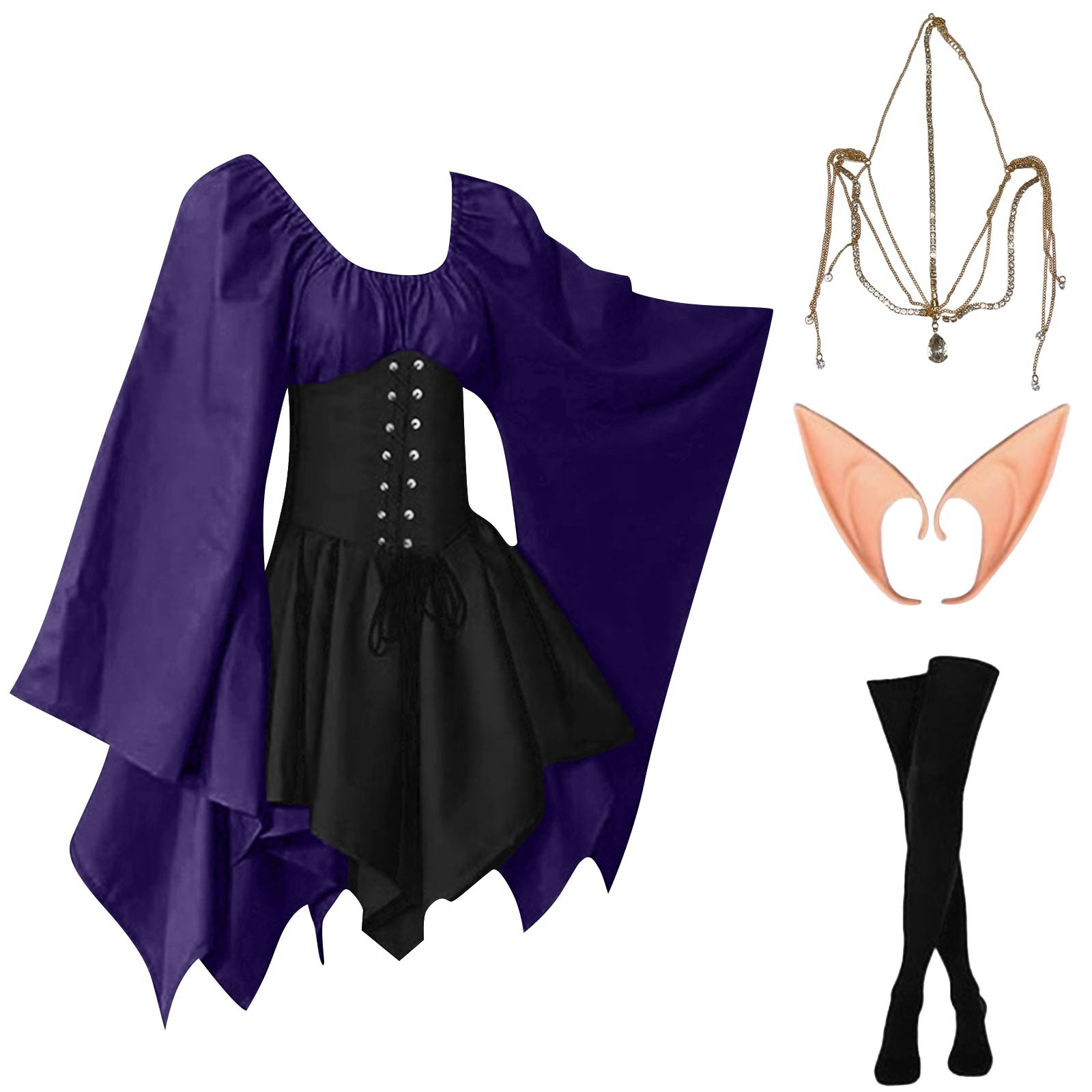 Halloween cosplay palácio vict - Vintage Fashion Dresses avaliação e preço