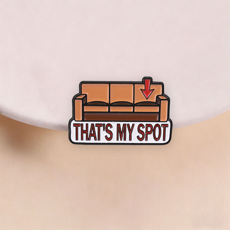 That's My Spot Broche Esmaltad - Vintage Fashion Quotes avaliação e preço