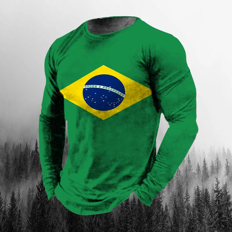 Camiseta masculina de manga co - Vintage Fashion Enthusiasts avaliação e preço