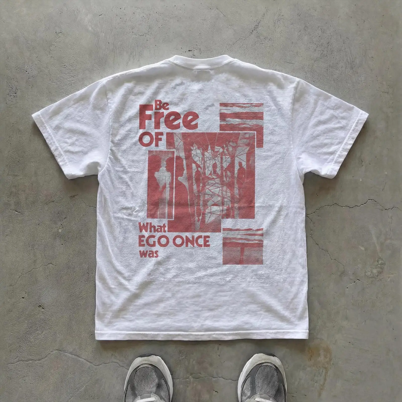 Camiseta com a frase 