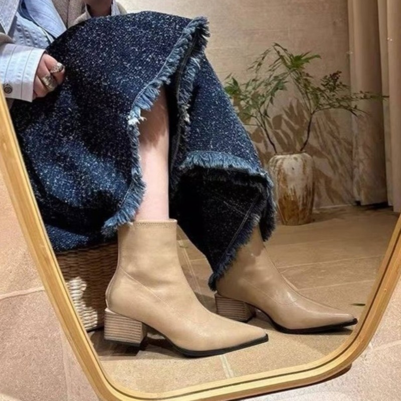 Botas Femininas de Cano Curto  - Vintage Fashion Online avaliação e preço