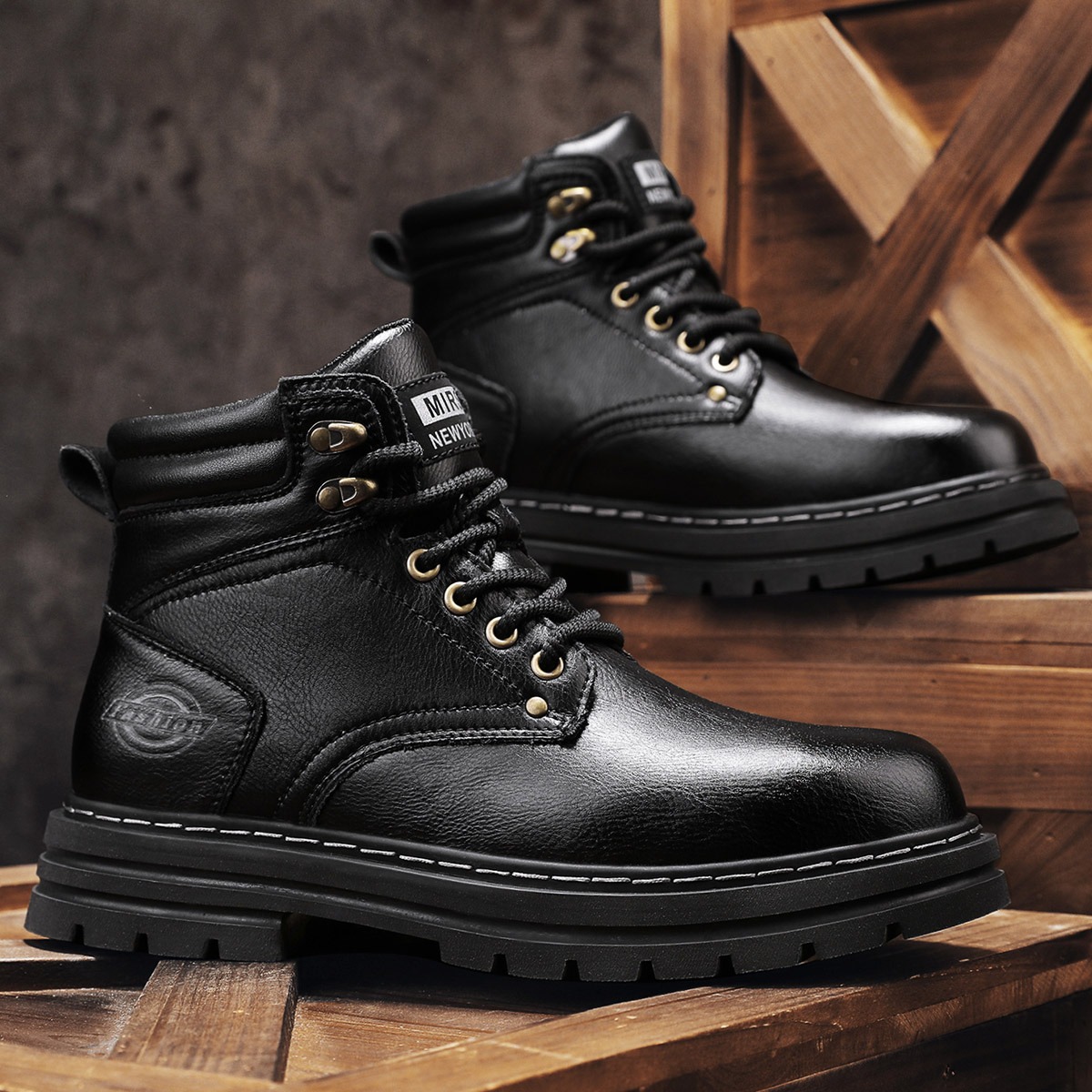 Botas de trabalho masculinas,  - Vintage Outdoor Fashion avaliação e preço