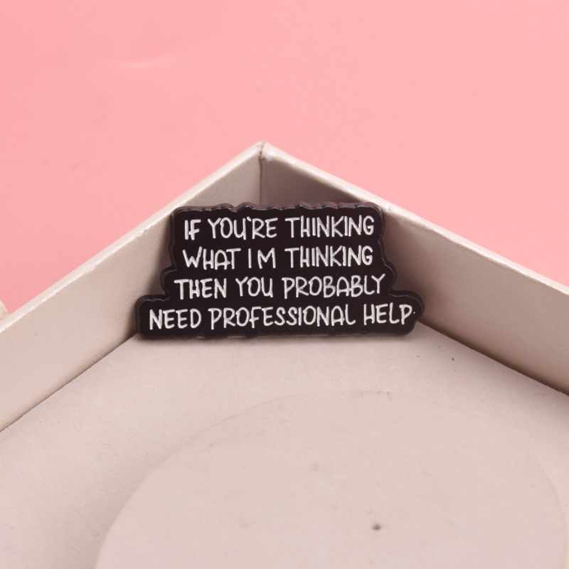 Pino de esmalte humorístico en - Vintage Fashion Quotes avaliação e preço